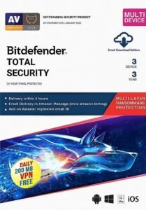 An image of the Bitdefender for windows free logo. The logo features a stylized capital letter 'B’ in dark black colour, with a distinctive square design. The letter ‘B' is set against White background with outer in square shape. This logo is a symbol of the Bitdefender for windows free