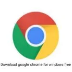 An image of the Google chrome for windows free. The logo features a stylized capital letter 'G’ in Black colour, with a distinctive square design. The letter ‘G' is set against White background with a google symbolic Logo outer in square shape. This logo is a symbol of the google chrome for windows free.