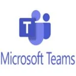 An image of the microsoft teams app download for windows. The logo features a stylized capital letter 'M’ in Blue colour, with a distinctive square design. The letter ‘M' is set against White background. This logo is a symbol of microsoft teams app download for windows one of the best and most popular tools for remote work and virtual collaboration