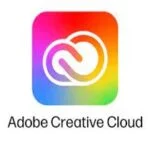 An image of the adobe creative cloud desktop app download. The logo features a stylized capital letter 'A’ in black colour, with a distinctive square design. The letter ‘A' is set against light White background outer in square shape. This logo is a symbol of the adobe creative cloud desktop app download