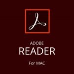 An image of the Adobe Acrobat Reader for Mac Free Download. The logo features a stylized capital letter 'A’ in black colour, with a distinctive square design. The letter ‘A' is set against light dark brown background outer in square shape. This logo is a symbol of the Adobe Acrobat Reader for Mac Free Download