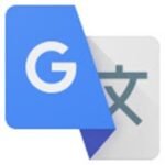 An image of the google translate for chrome free download . The logo features a stylized capital letter 'G’ in White colour, with a distinctive design. The letter ‘G' is set against dark blue background in outer square shape. This logo is a symbol of the google translate for chrome free download.