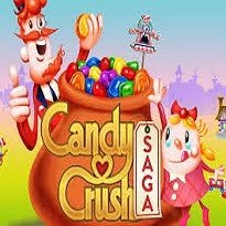 An image of the Candy Crush Saga Game download for android. The logo features a stylized capital letter 'C’ in light orange colour, with a distinctive square design. The letter ‘C' is set against multi-Colour background with a symbolic Logo outer in square shape. This logo is a symbol of the Candy Crush Saga Game download for android.