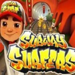 An image of the Subway Surfers Games online. The logo features a stylized capital letter 'S’ in multi colour yellow and Red colour, with a distinctive square design. The letter ‘S' is set against multicolour Red and brown background with a symbolic Logo outer in square shape. This logo is a symbol of the Subway Surfers Games online.
