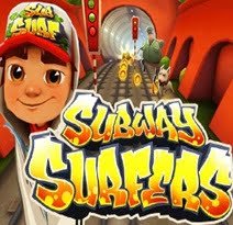 An image of the Subway Surfers Games online. The logo features a stylized capital letter 'S’ in multi colour yellow and Red colour, with a distinctive square design. The letter ‘S' is set against multicolour Red and brown background with a symbolic Logo outer in square shape. This logo is a symbol of the Subway Surfers Games online.