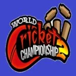 An image of the World Cricket Championship 3. The logo features a stylized capital letter 'W’ in White colour, with a distinctive square design. The letter ‘W' is set against Blue background with a symbolic Logo outer in square shape. This logo is a symbol of the World Cricket Championship 3